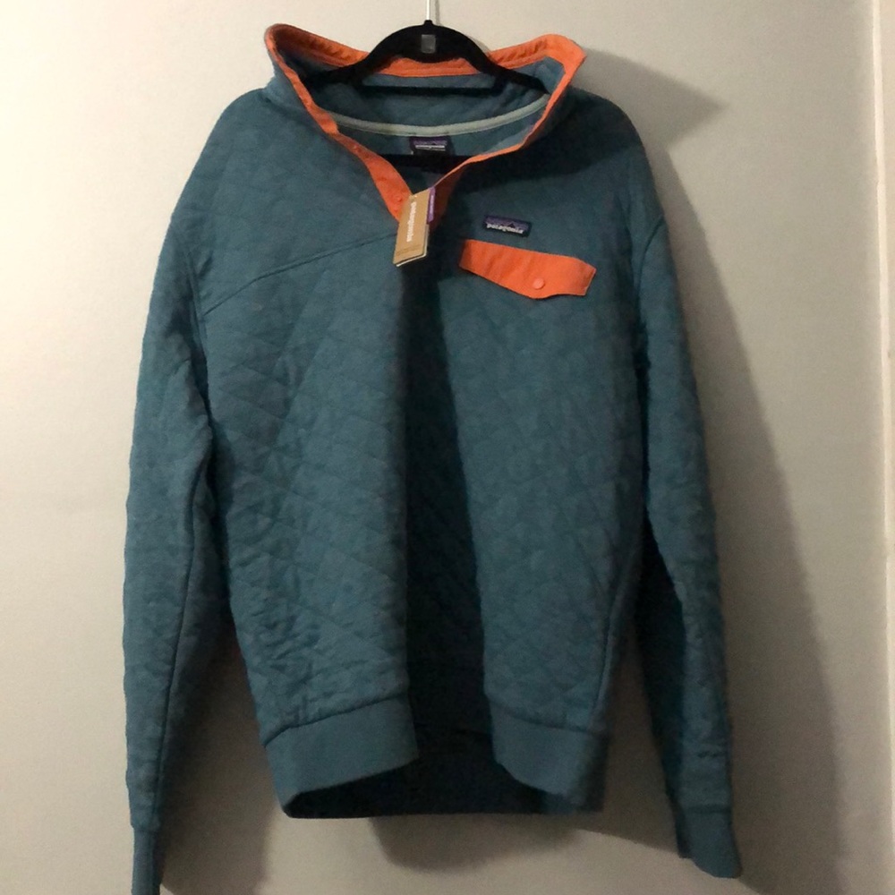 Patagonia organic cotton quilt snap-T pullover